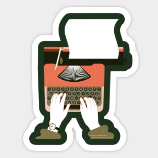 Allusionist Typist Sticker